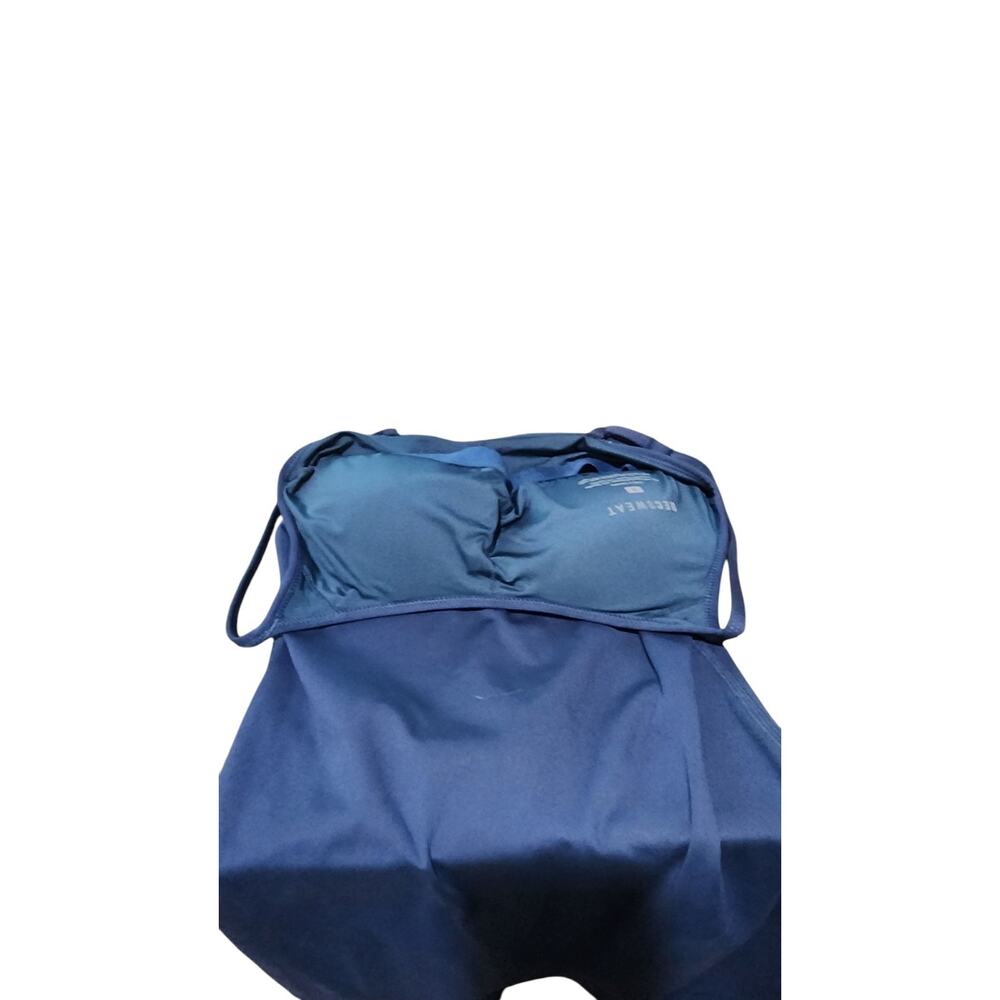 Recsweat Recreation Sweat Bike Unitard Compressive Shorts Built In Bra Blue Sz S - Picture 7 of 12